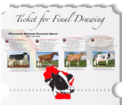 WI Holstein Treasure Quest Ticket - Final Drawing!